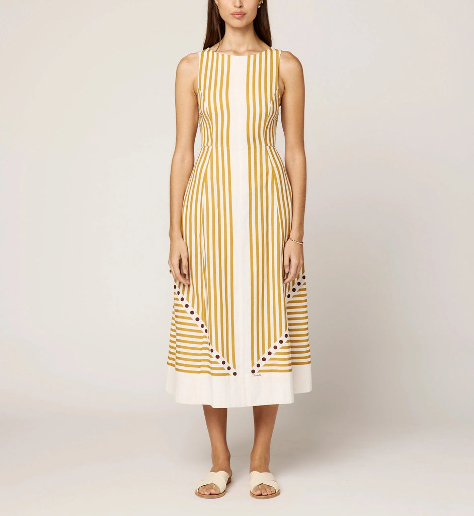 Rhiannon Ankle Dress | Lusso Stripe Dresses Cleobella 