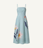Riley Ankle Dress | Moresco Blue Surf Dresses Cleobella 