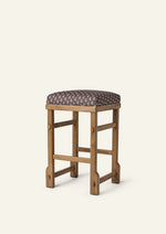 Sari Counter Stool in Cocoa Floral Stool Hati Home 