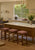 Sari Counter Stool in Oxblood Stripes Stool Hati Home 