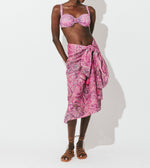 Sarong | Caymen Paisley Pink Dresses Cleobella 