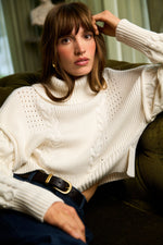 Serah Sweater | Ivory Tops Cleobella 