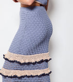 Serena Crochet Ankle Skirt | Blue Multi Dresses Cleobella 