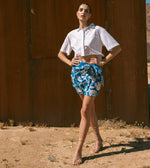 Serenity Mini Skirt | Azure Bottoms Cleobella 