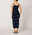 Skylar Midi Dress | Dark Blue/Ivory Dresses Cleobella 
