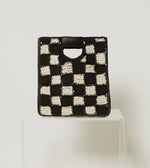 Soledad Crochet Clutch | Black/Ivory Weekenders Cleobella 