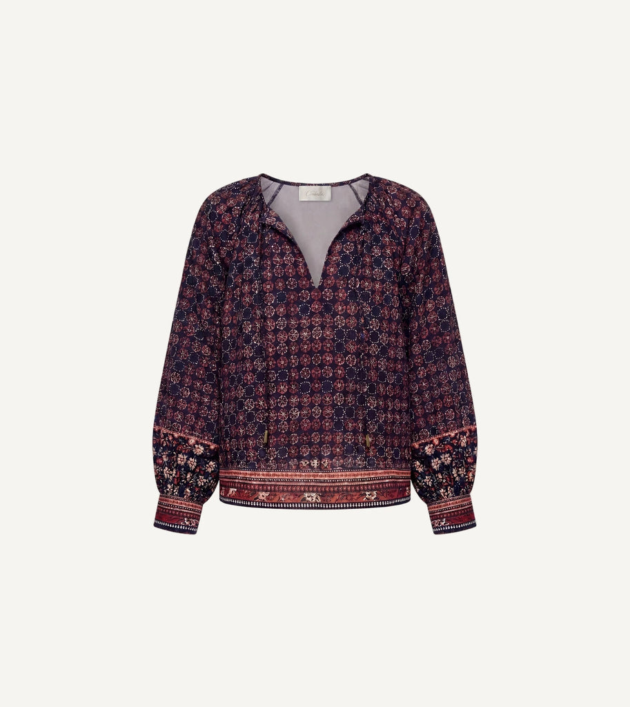 Sonya Top | Zocalo Rose Tan Tops Cleobella 