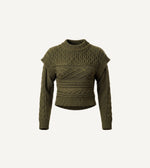 Susannah Sweater | Winter Moss Tops Cleobella 