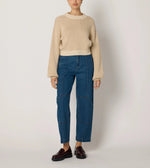 Sydney Sweater | Ivory & Oatmeal Tops Cleobella 