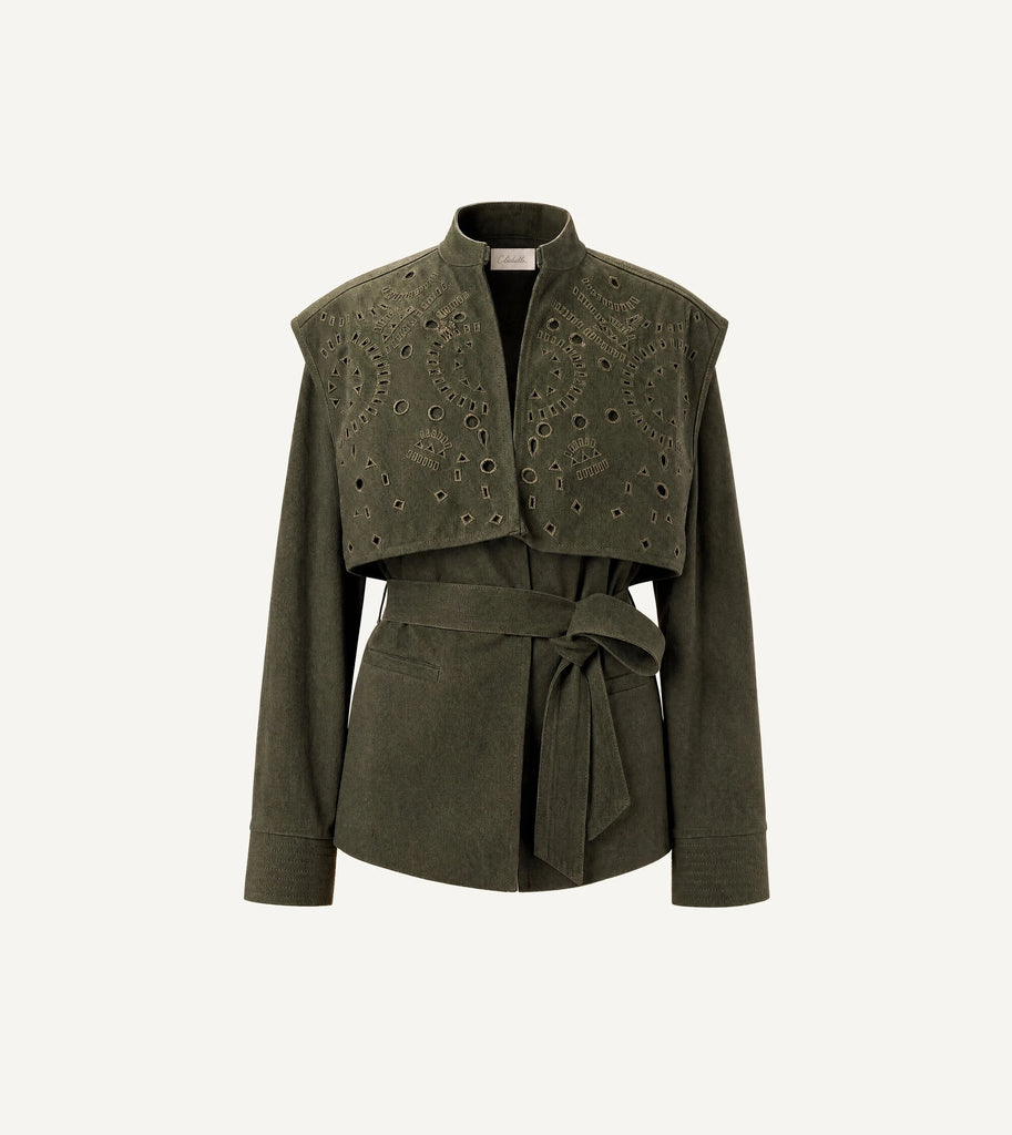 Val Jacket | Winter Moss Jackets Cleobella 