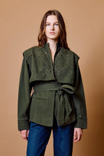 Val Jacket | Winter Moss Jackets Cleobella 