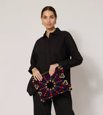 Venezia Clutch | Black Multi Weekenders Cleobella 