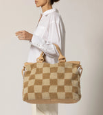 Weekender | Checkered Beige Weekenders Cleobella 