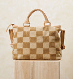 Weekender | Checkered Beige Weekenders Cleobella 