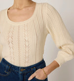 Zoe Sweater | Ivory Tops Cleobella 