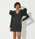 Brigitta Mini Dress | Black Dresses Cleobella  fall dresses for women | Sustainable Dresses | fall wedding guest dresses |