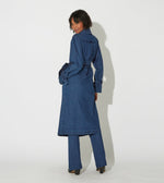 Cara Trench | Medium Wash Indigo Jackets Cleobella | Sustainable fashion | Sustainable Coats | Ethical Clothing |