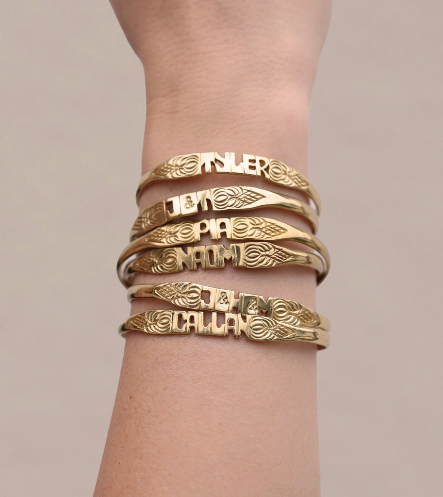 Custom Bali Word Bracelet Bracelets Cleobella 