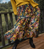 Freya Ankle Skirt | Monet Bottoms Cleobella | Sustainable fashion | Sustainable Skirts | Ethical Clothing |