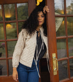 Frida Jacket | Oatmeal Jackets Cleobella | Sustainable fashion | Sustainable Jackets | Ethical Clothing |