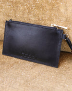 Keychain Wallet | Black Leather Totes Cleobella 