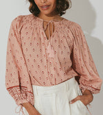 Rue Blouse | Petal Tops Cleobella | blouses for women | pattern blouse | floral blouse |